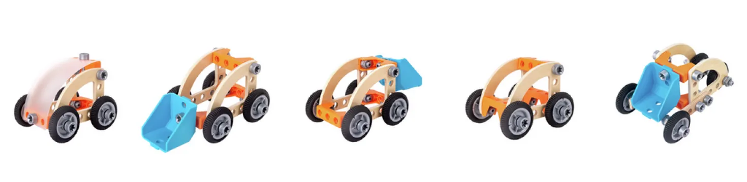 Build, "n" Drive Car Set · Hape
