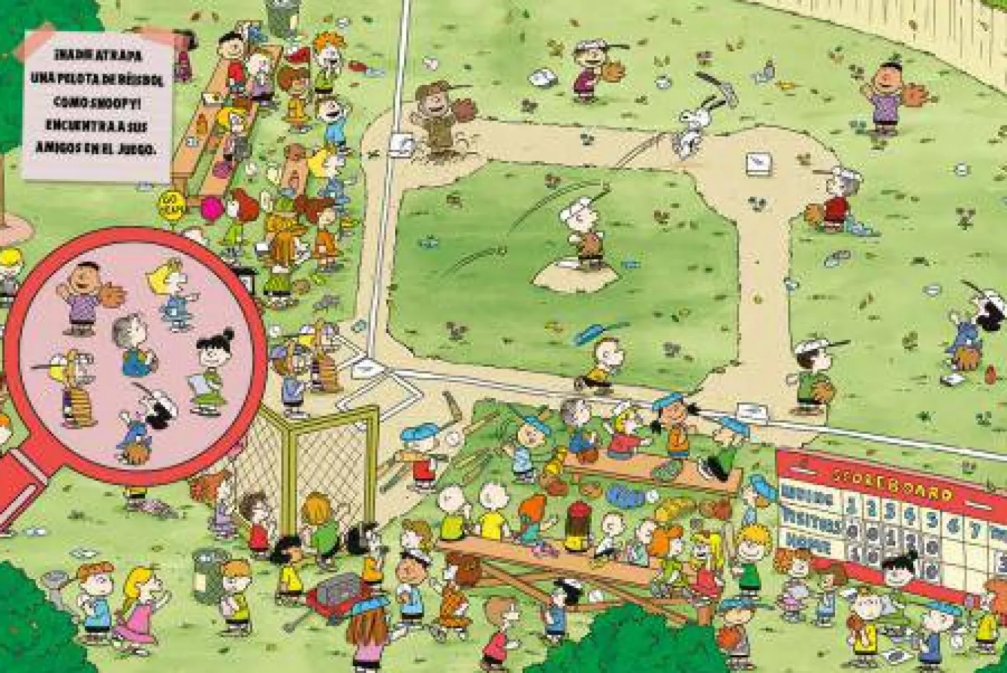 Busca y Encuentra... Snoopy y sus amigos