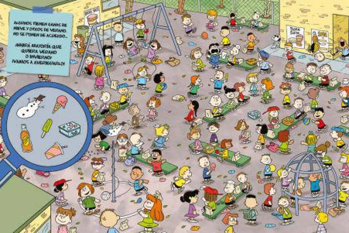 Busca y Encuentra... Snoopy y sus amigos