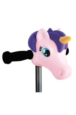 Cabeza Unicornio Rosa y Morado