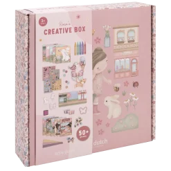 Caja creatividad XL Rosa · Little Dutch
