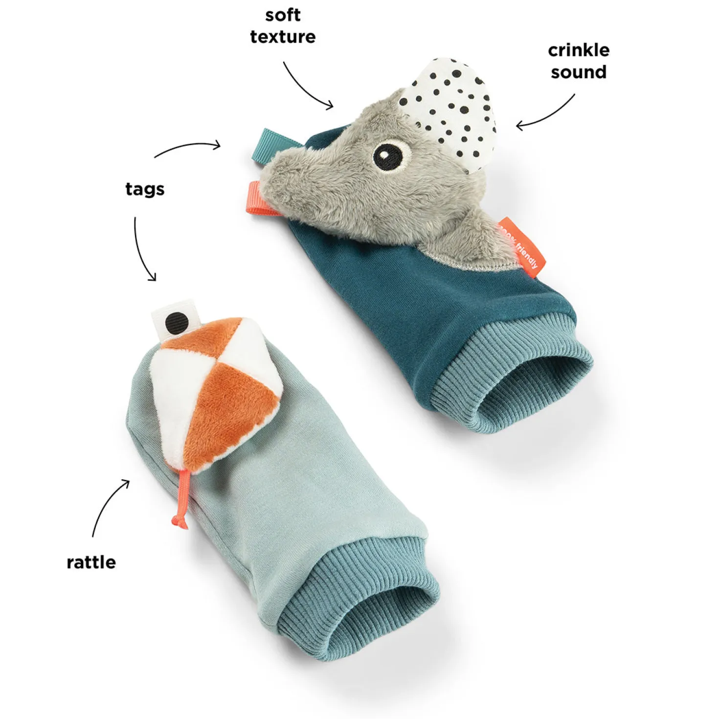 Calcetines de estimulación Playgroud Blue · Done by Deer
