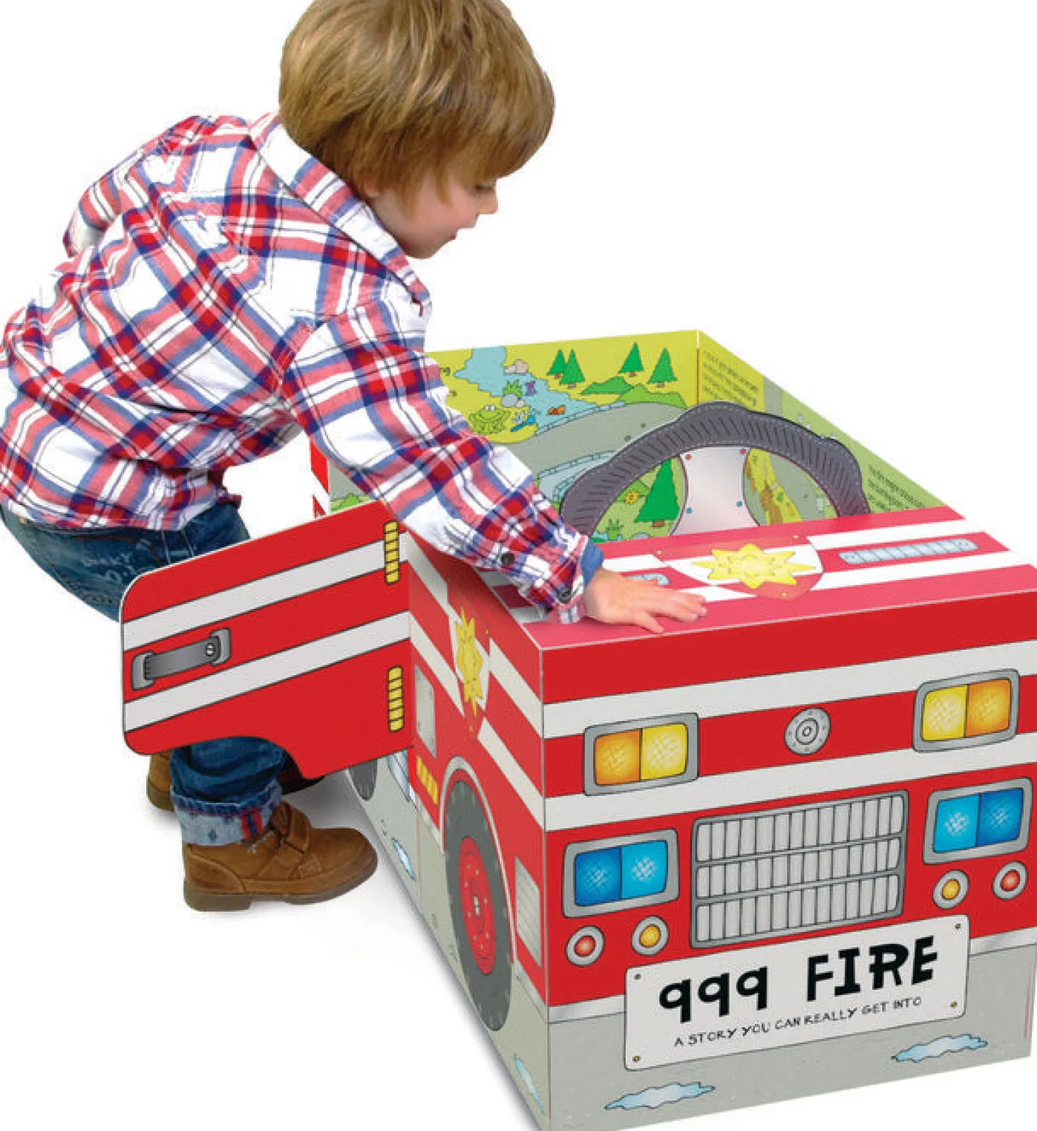 Camión de Bomberos Libro Convertible