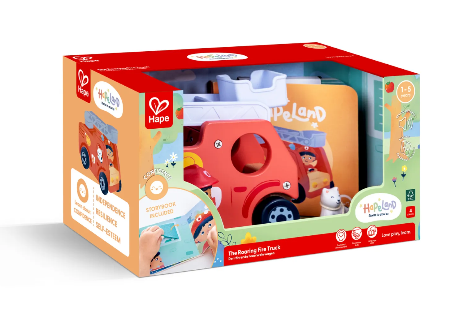 Camión de bomberos sonoro · Hape