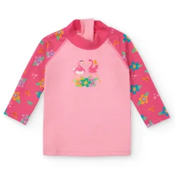 Camiseta Manga Larga · Flamingos