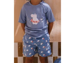 Camiseta Protección Solar Manga Corta · Hippos