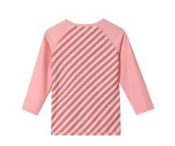 Camiseta Protección Solar Manga Larga · Stripes Bloom & Blush