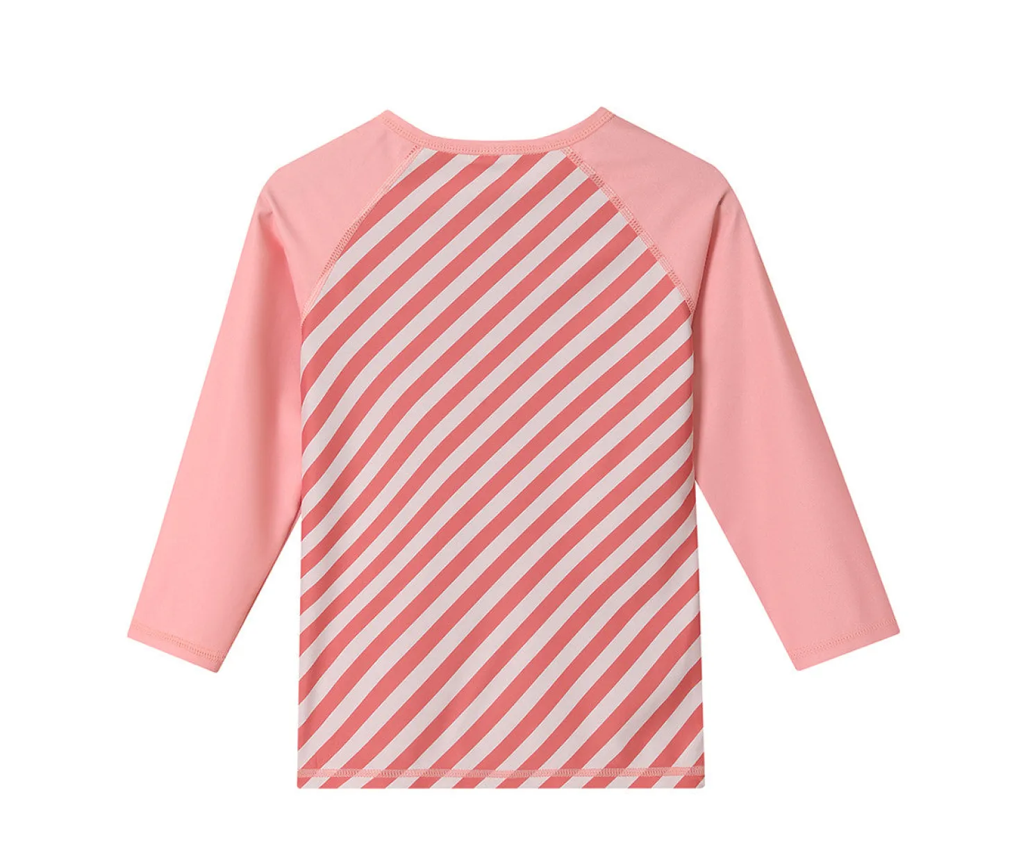 Camiseta Protección Solar Manga Larga · Stripes Bloom & Blush