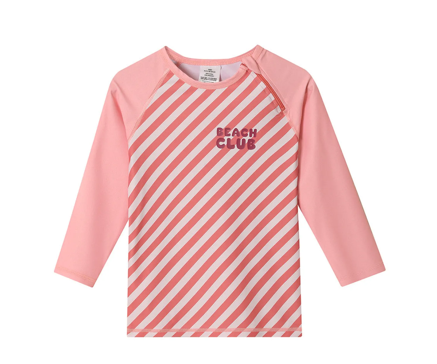 Camiseta Protección Solar Manga Larga · Stripes Bloom & Blush