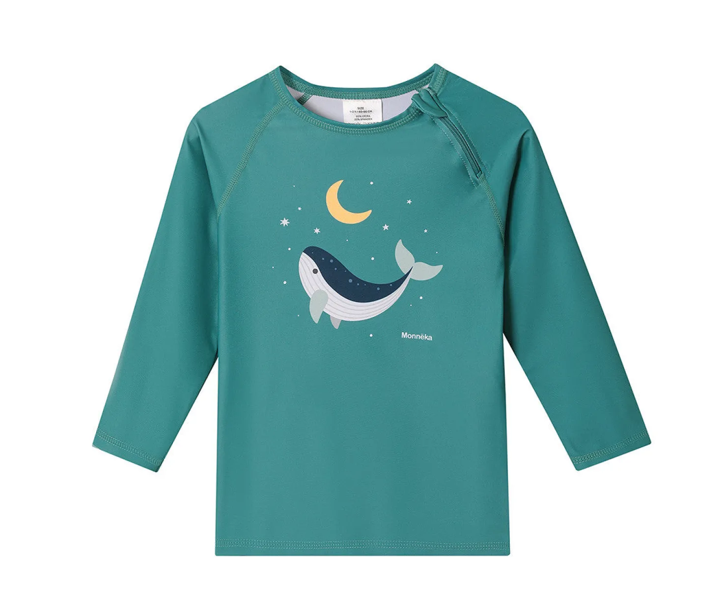 Camiseta Protección Solar Manga Larga · Whale Teal