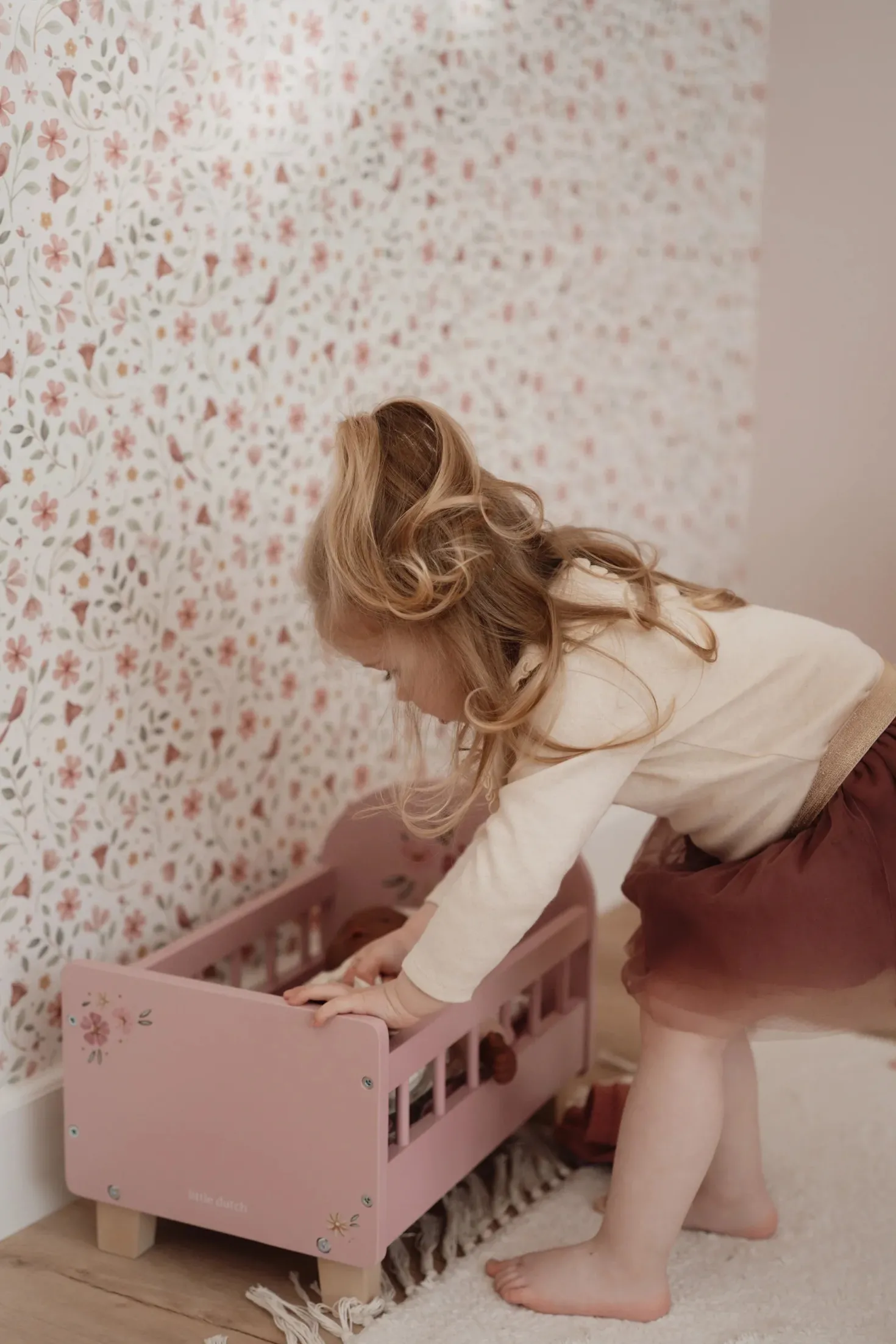 Camita Cuna con textil FSC · Little Dutch