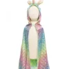 Capa Reversible Dragon y Unicornio · Great Pretenders 5-6 años