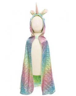 Capa Reversible Dragon y Unicornio · Great Pretenders 5-6 años