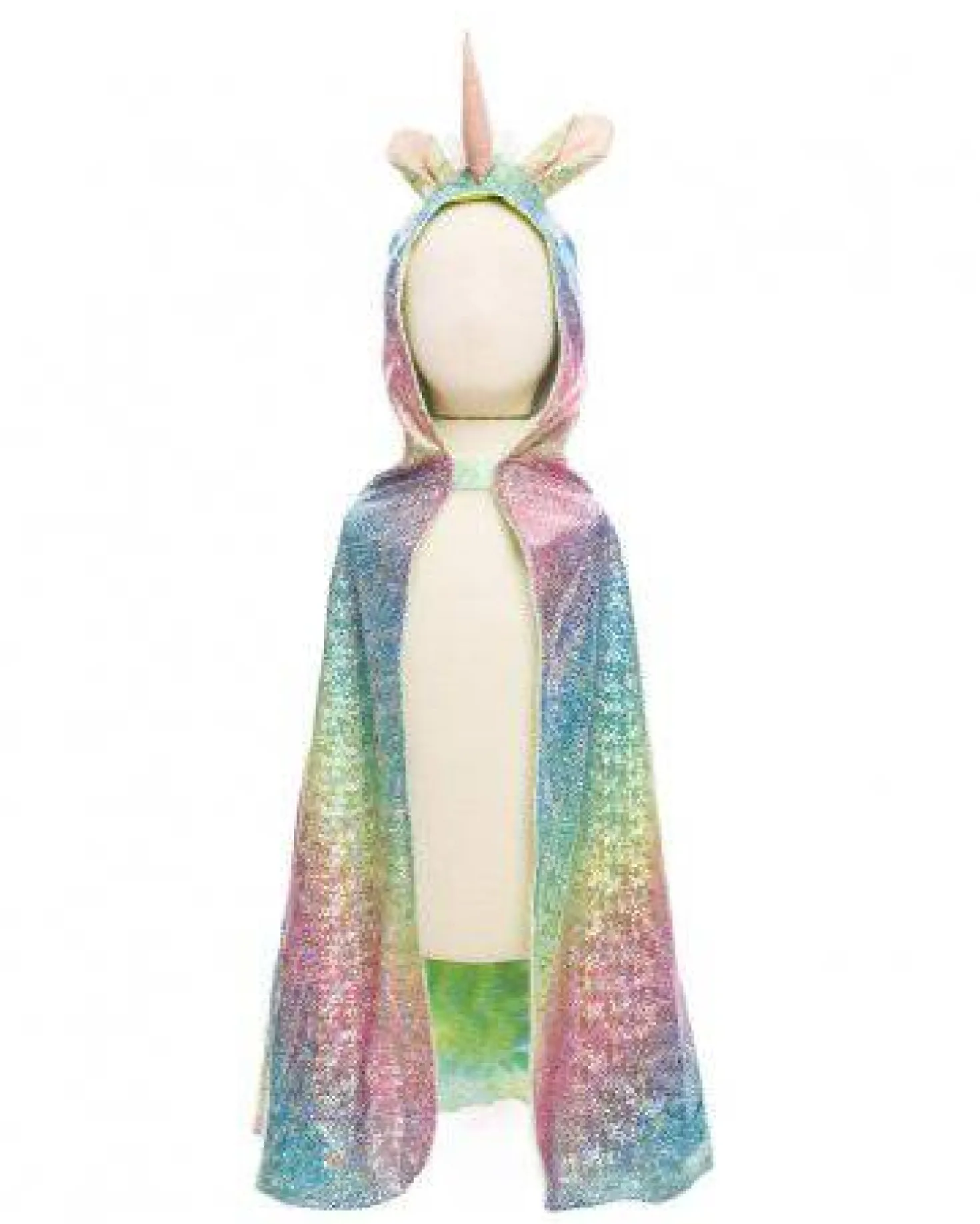 Capa Reversible Dragon y Unicornio · Great Pretenders 5-6 años