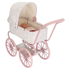 Carrito capazo metal Flores & Mariposas · Little Dutch