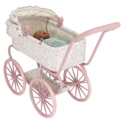 Carrito capazo metal Flores & Mariposas · Little Dutch