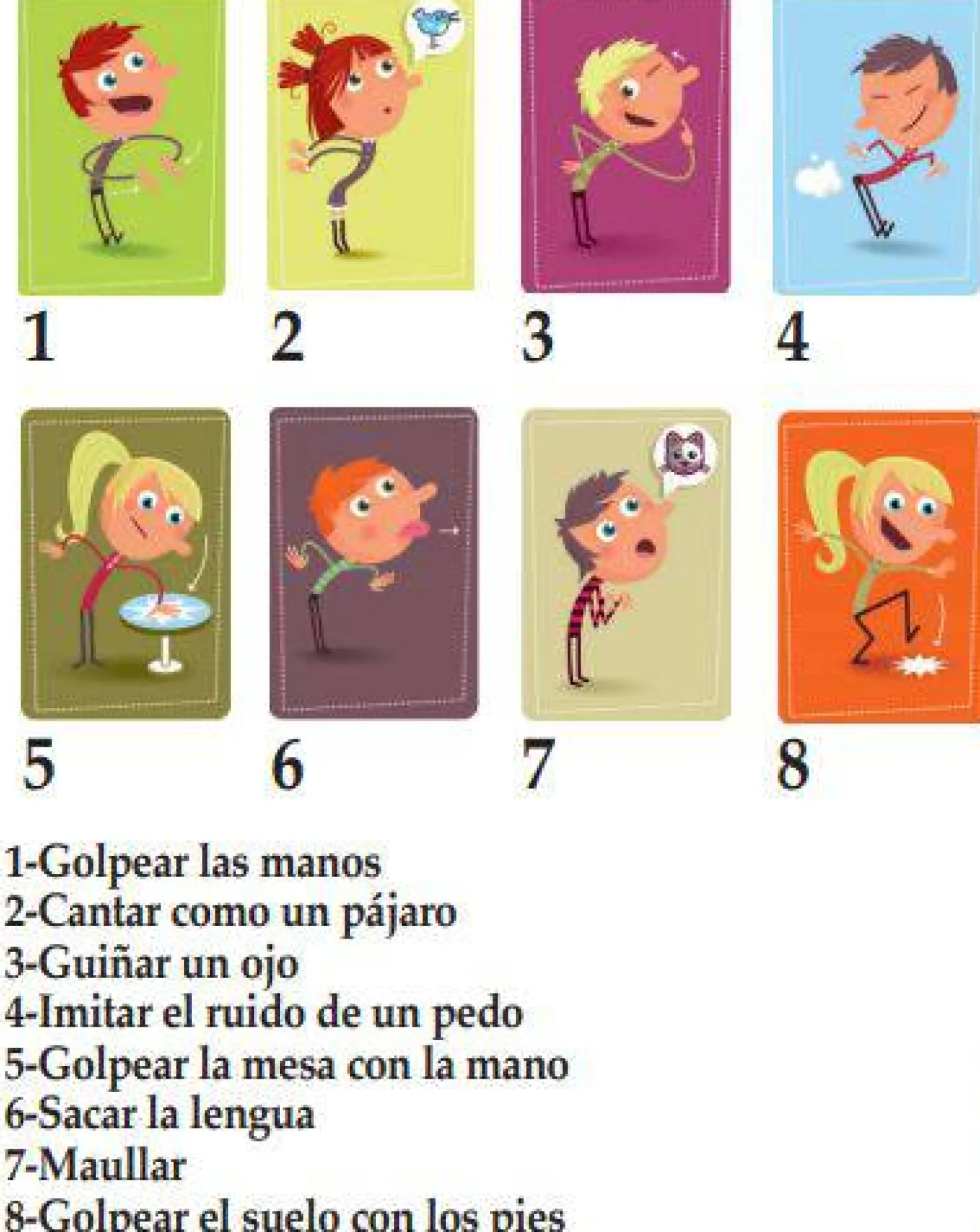 Cartas Tip Top Clap · DJECO
