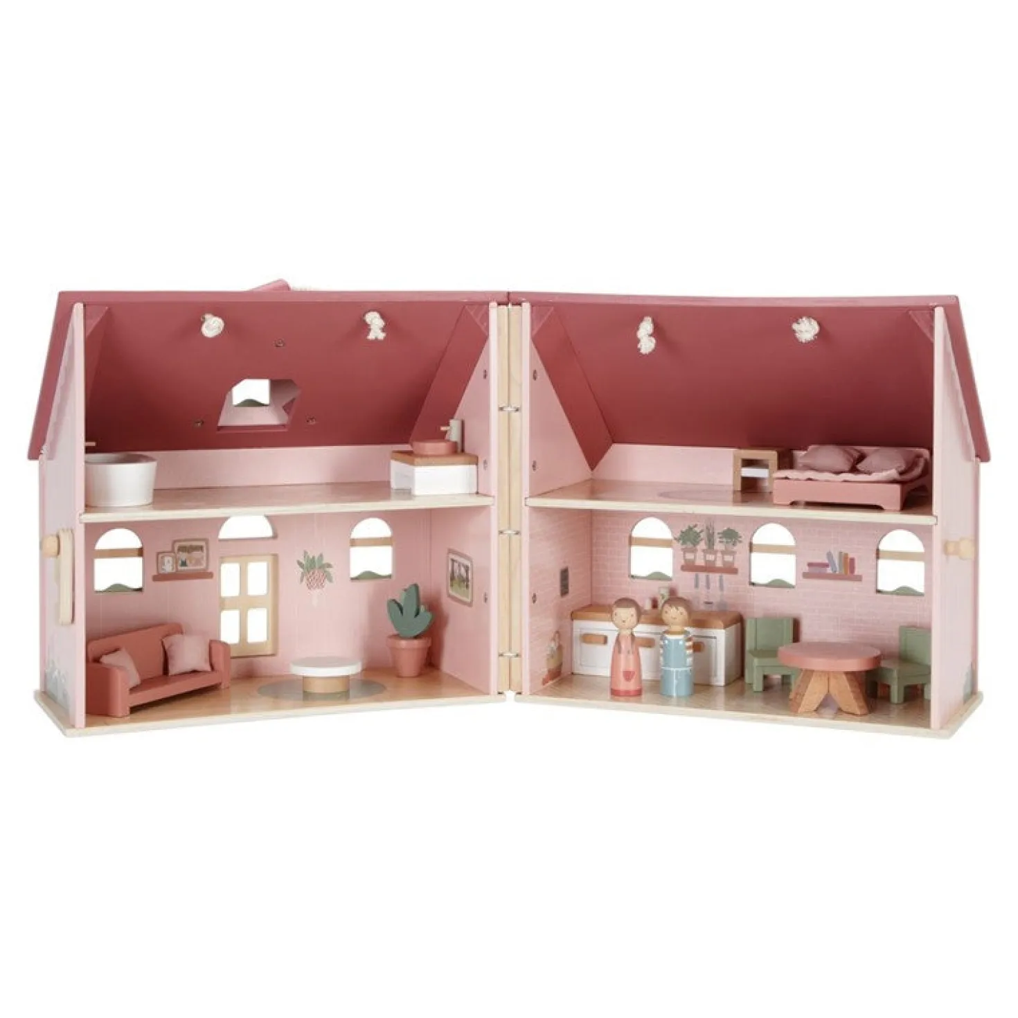 Casa de Muñecas Madera Portátil · Little Dutch