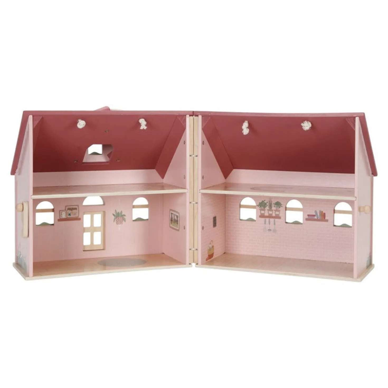 Casa de Muñecas Madera Portátil · Little Dutch