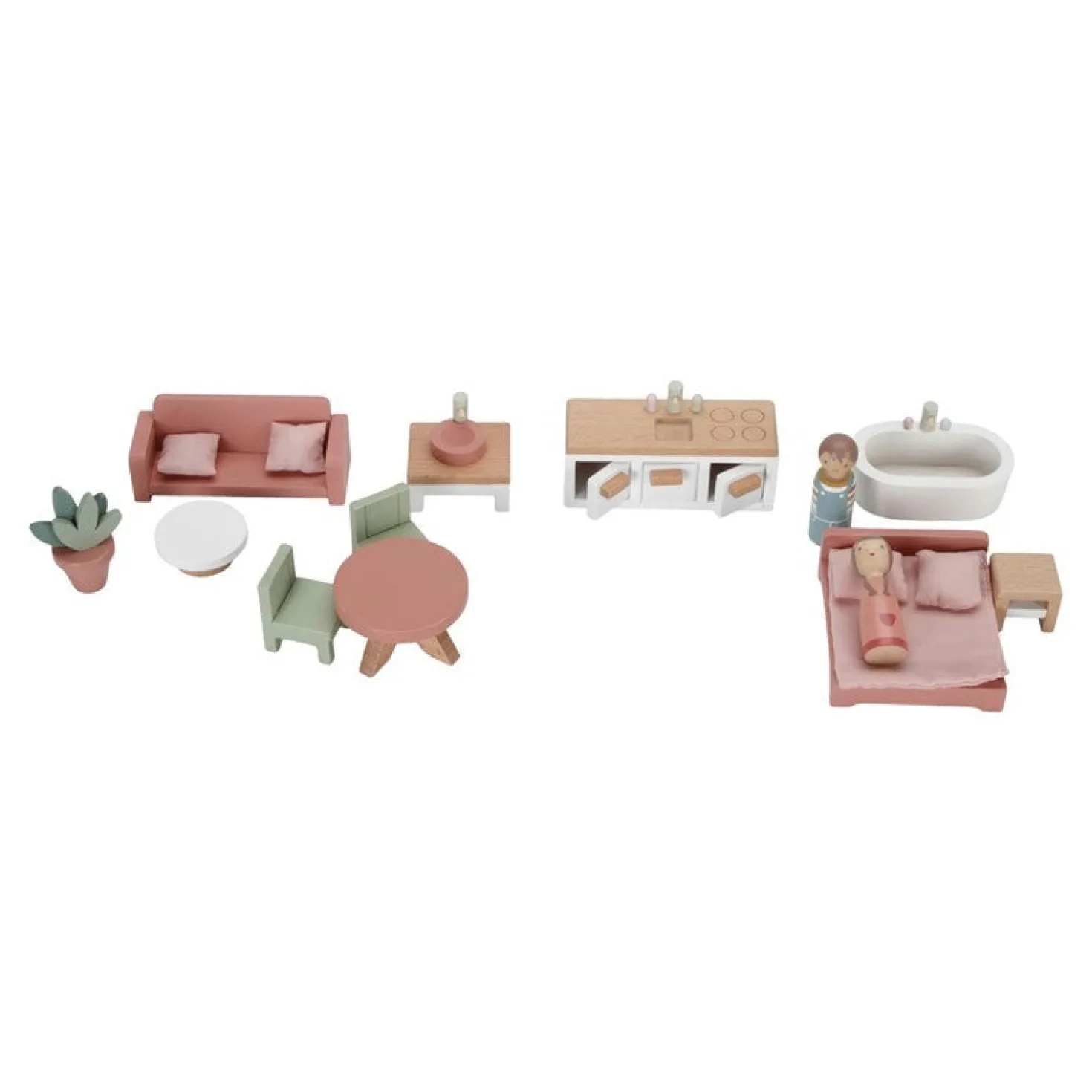 Casa de Muñecas Madera Portátil · Little Dutch