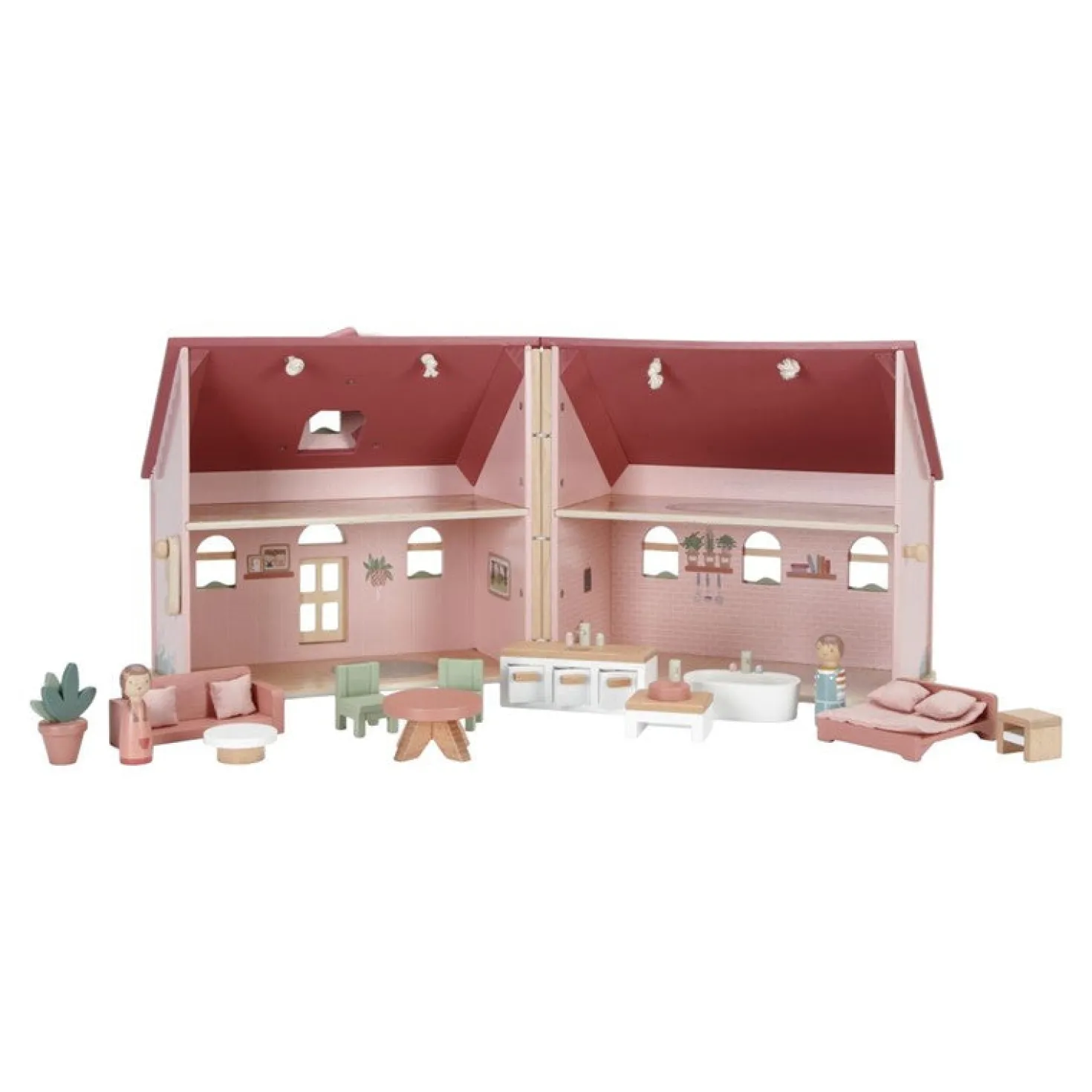 Casa de Muñecas Madera Portátil · Little Dutch