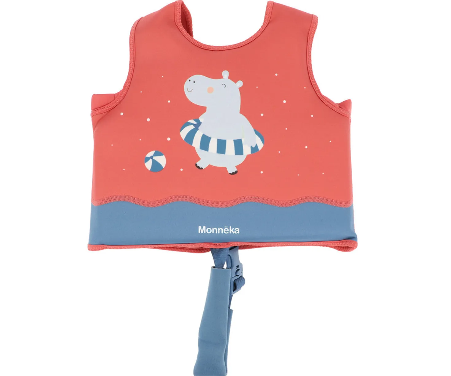 Chaleco Flotador Aprendizaje 2-6 años · Hippos