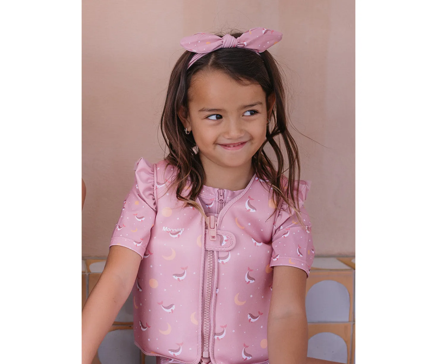 Chaleco Flotador Aprendizaje 2-6 años · Whale Pink