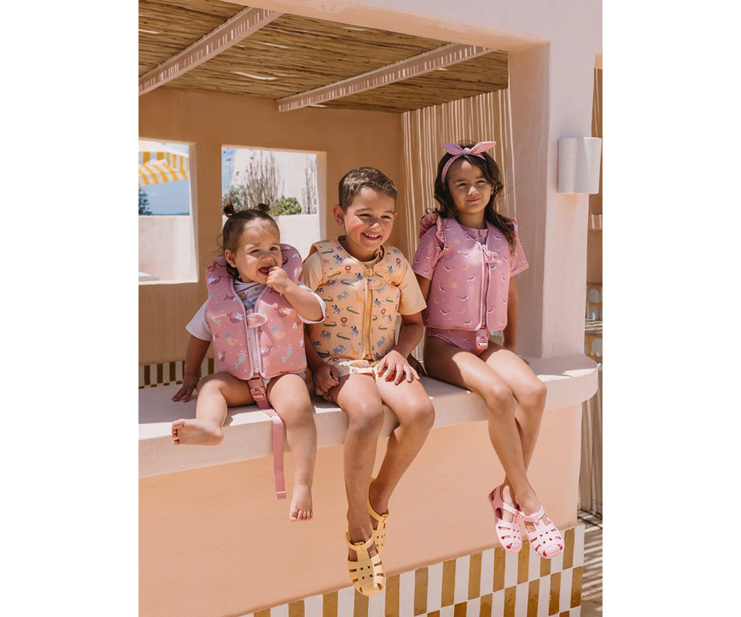 Chaleco Flotador Aprendizaje 2-6 años · Whale Pink