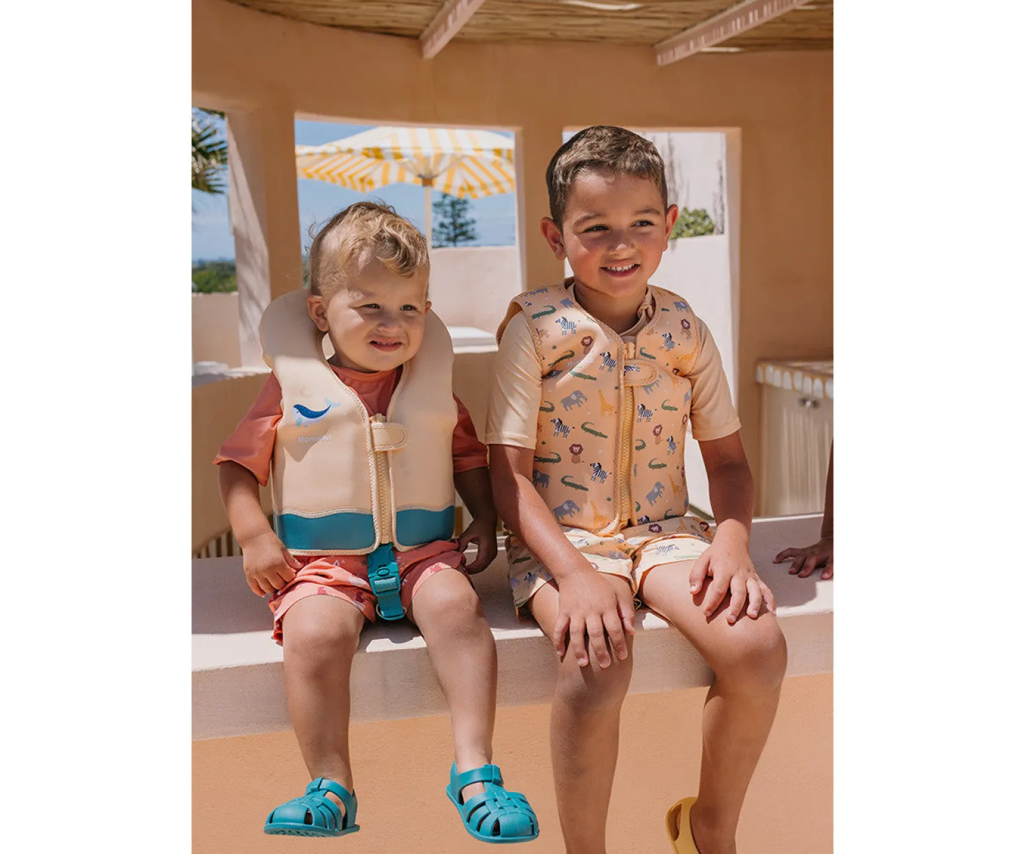 Chaleco Flotador Aprendizaje 1-2 años · Whale Teal