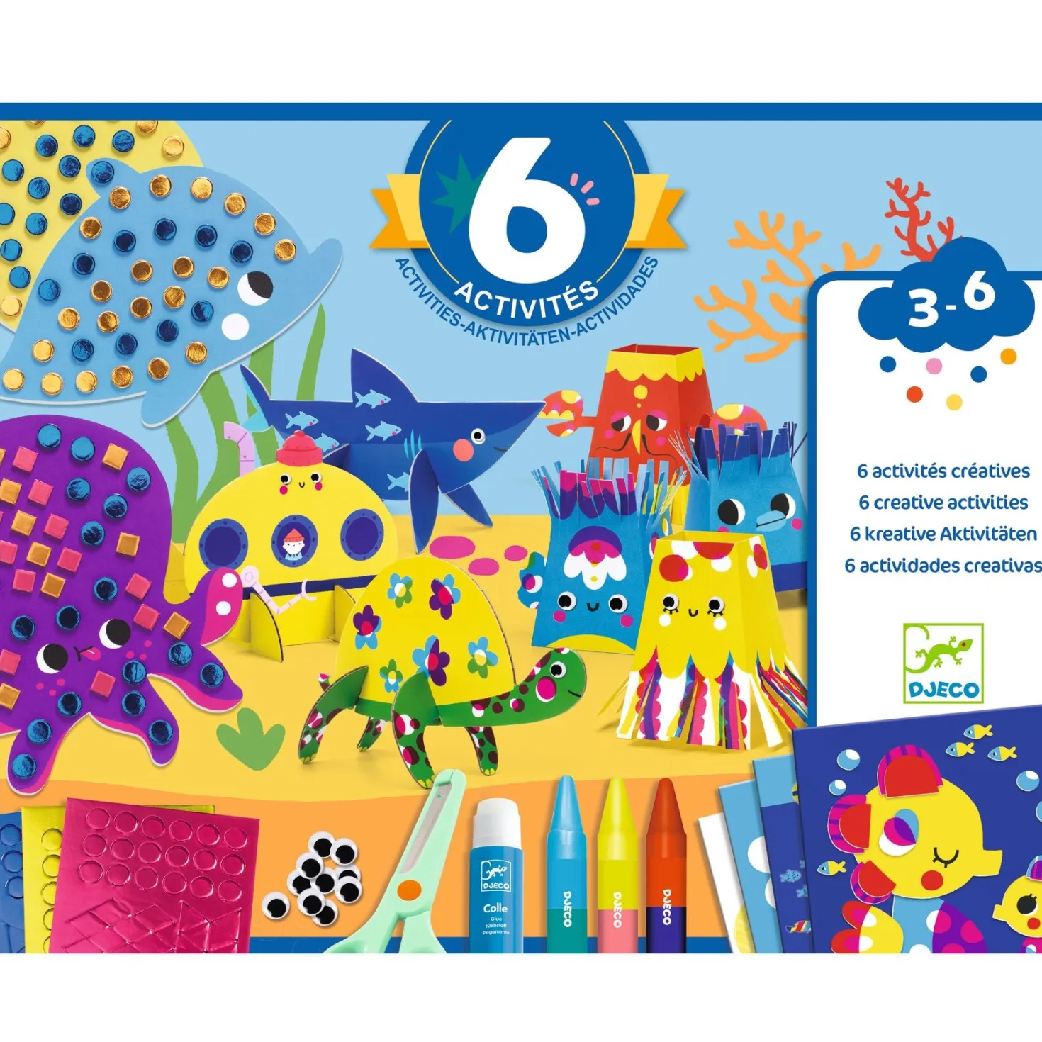 Cofre multiactividad El mar y sus maravillas · DJECO