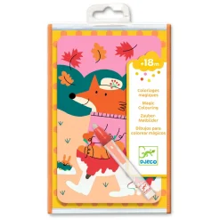 Colorear con agua 4 temporadas · DJECO