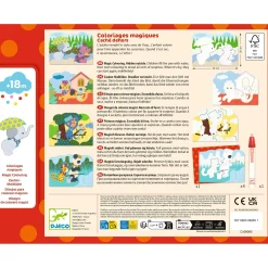 Colorear Mágico con agua Escondido afuera · DJECO