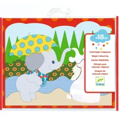 Colorear Mágico con agua Escondido afuera · DJECO