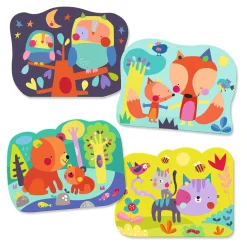 Colorear Mágico con agua Escondido en el bosque · DJECO