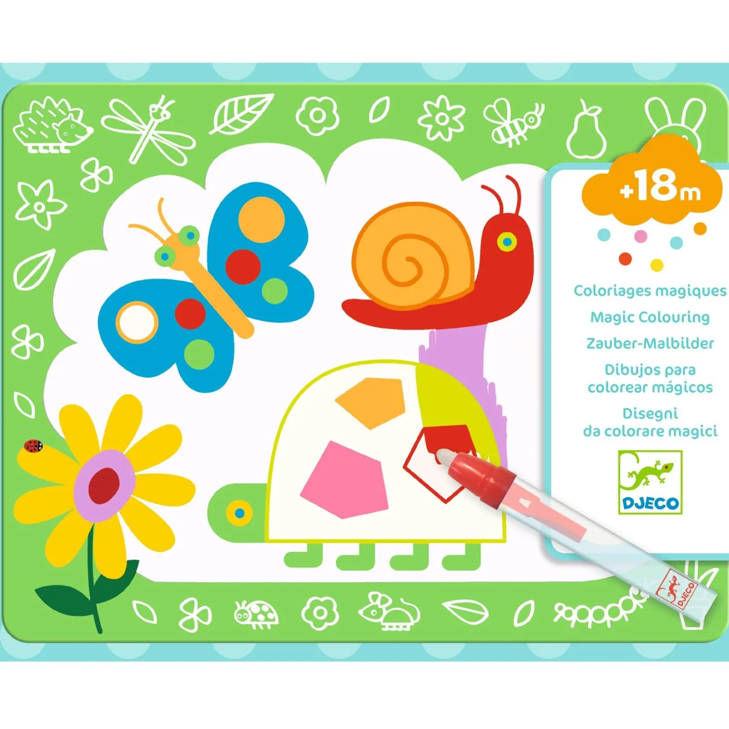 Colorear Mágico con agua Garabatos Mágicos