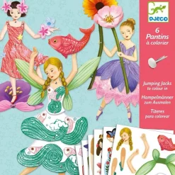 Colorea sorpresas Muñecos Hadas · DJECO