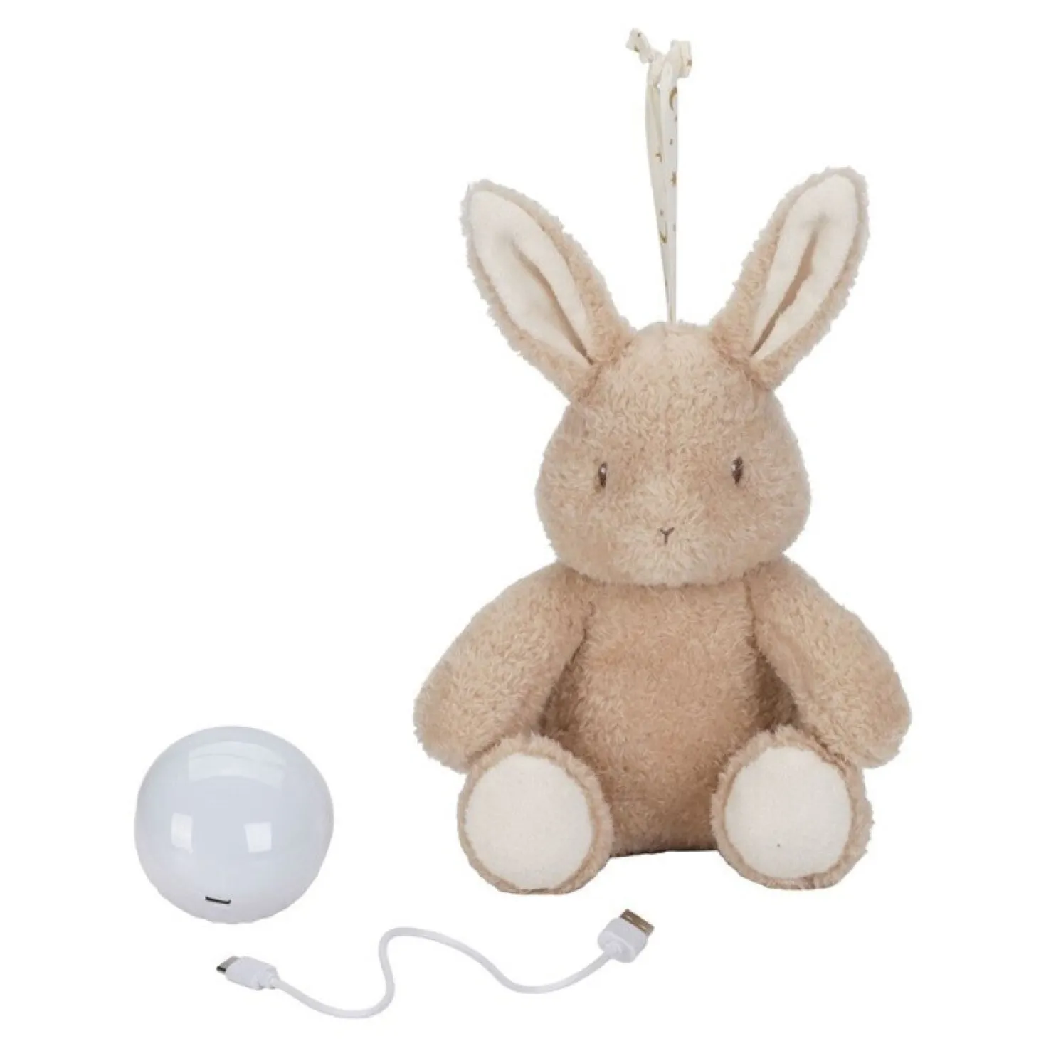 Conejito Luz compañía Musical Newborn Natural · Little Dutch