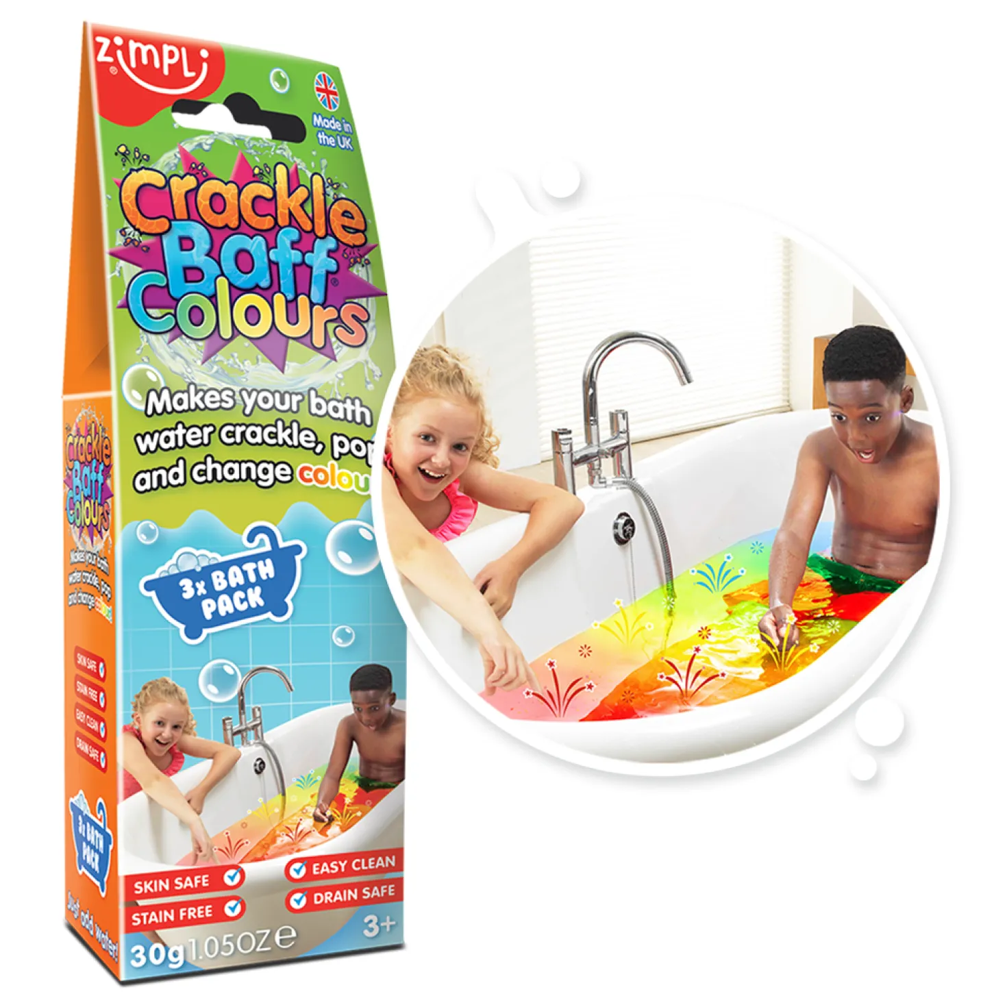 Crackle Baff Colours Pack 3 · Zimpli