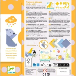 Crear con papel 1, 2, 3 Plegado · DJECO