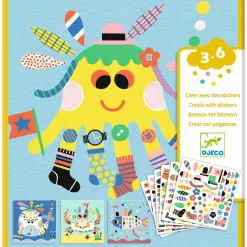 Crear con pegatinas Animales Marinos · DJECO