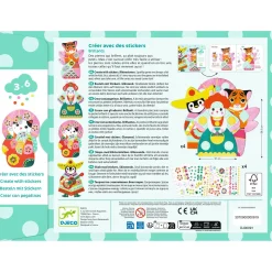 Crear con pegatinas Brillantes · DJECO