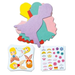 Crear con pegatinas Me gustan las princesas DJECO