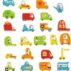 Crear con pegatinas Me gustan los coches DJECO