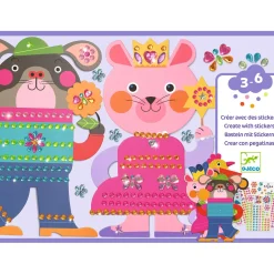 Crear con pegatinas Resplandecientes · DJECO