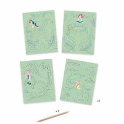 Cuadros para rascar Jardín Imaginario · DJECO