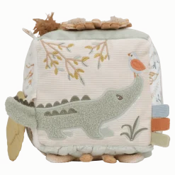 Cubo Blandito de Actividades Safari Friends · Little Dutch