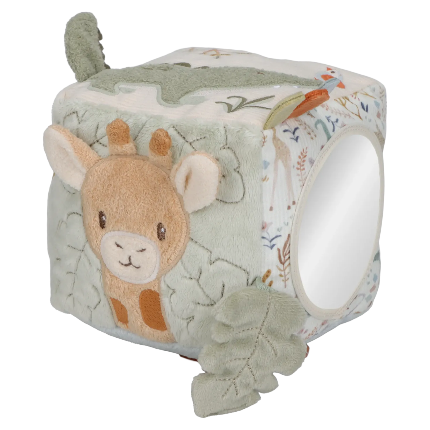 Cubo Blandito de Actividades Safari Friends · Little Dutch