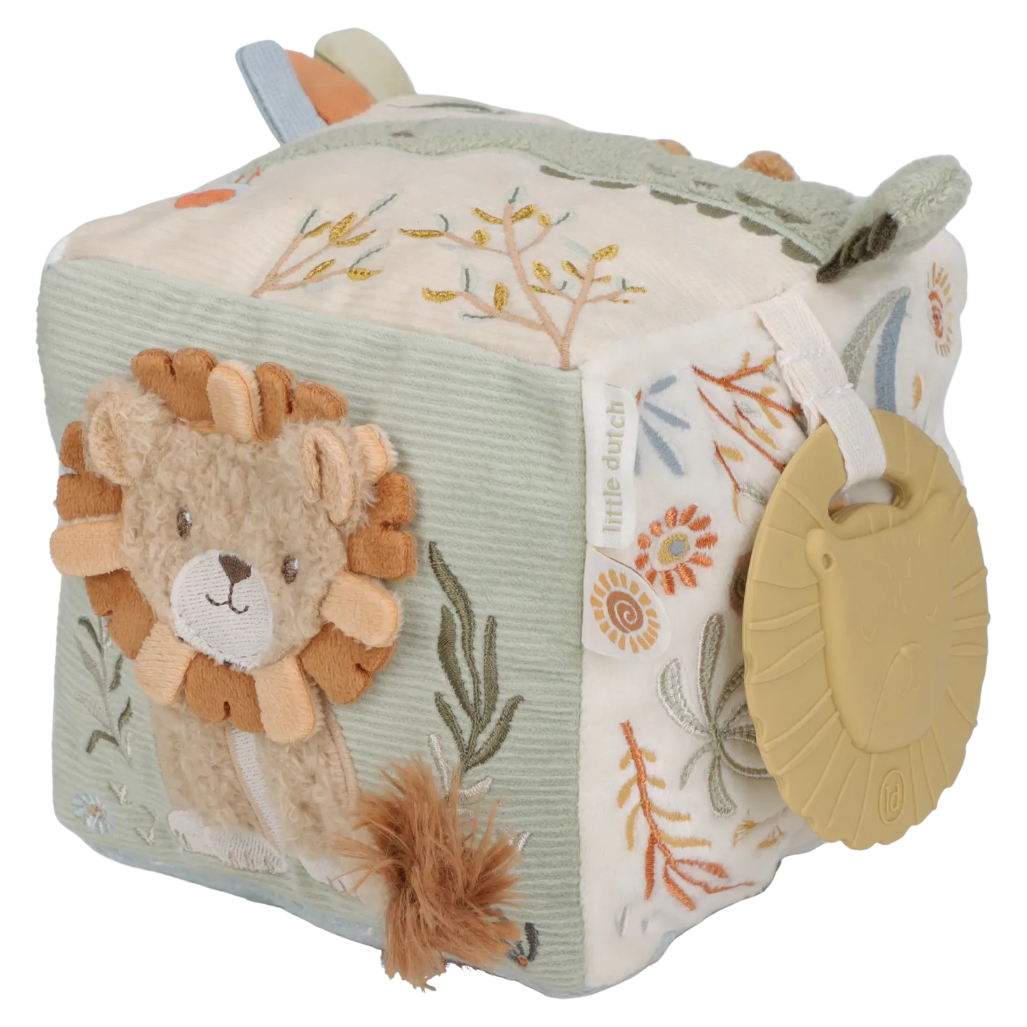 Cubo Blandito de Actividades Safari Friends · Little Dutch