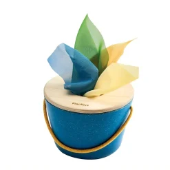 Cubo encaja pañuelos Montessori · Plantoys