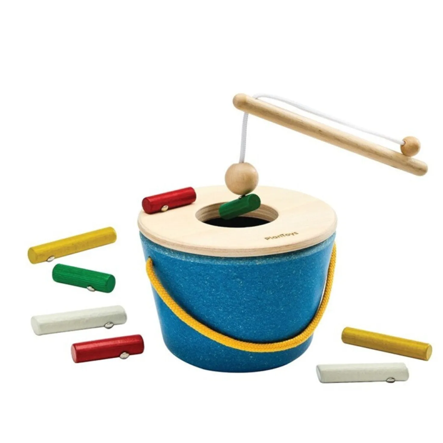 Cubo pesca los troncos · Plantoys